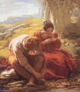 Mulready, William The Sonnet Sweden oil painting artist